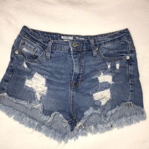 High rise shorts